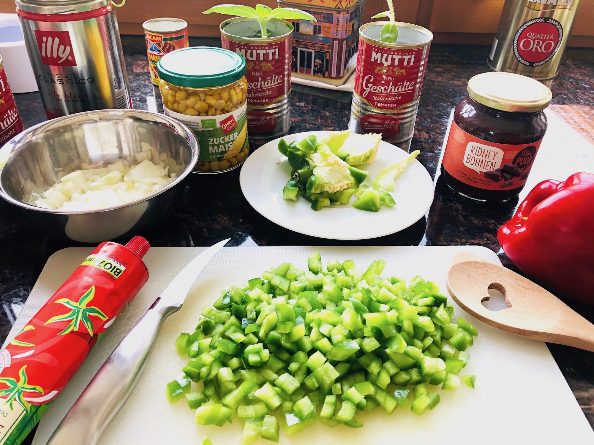 Frische Zutaten und ganz viel Liebe machen ein feines Chili con Carne